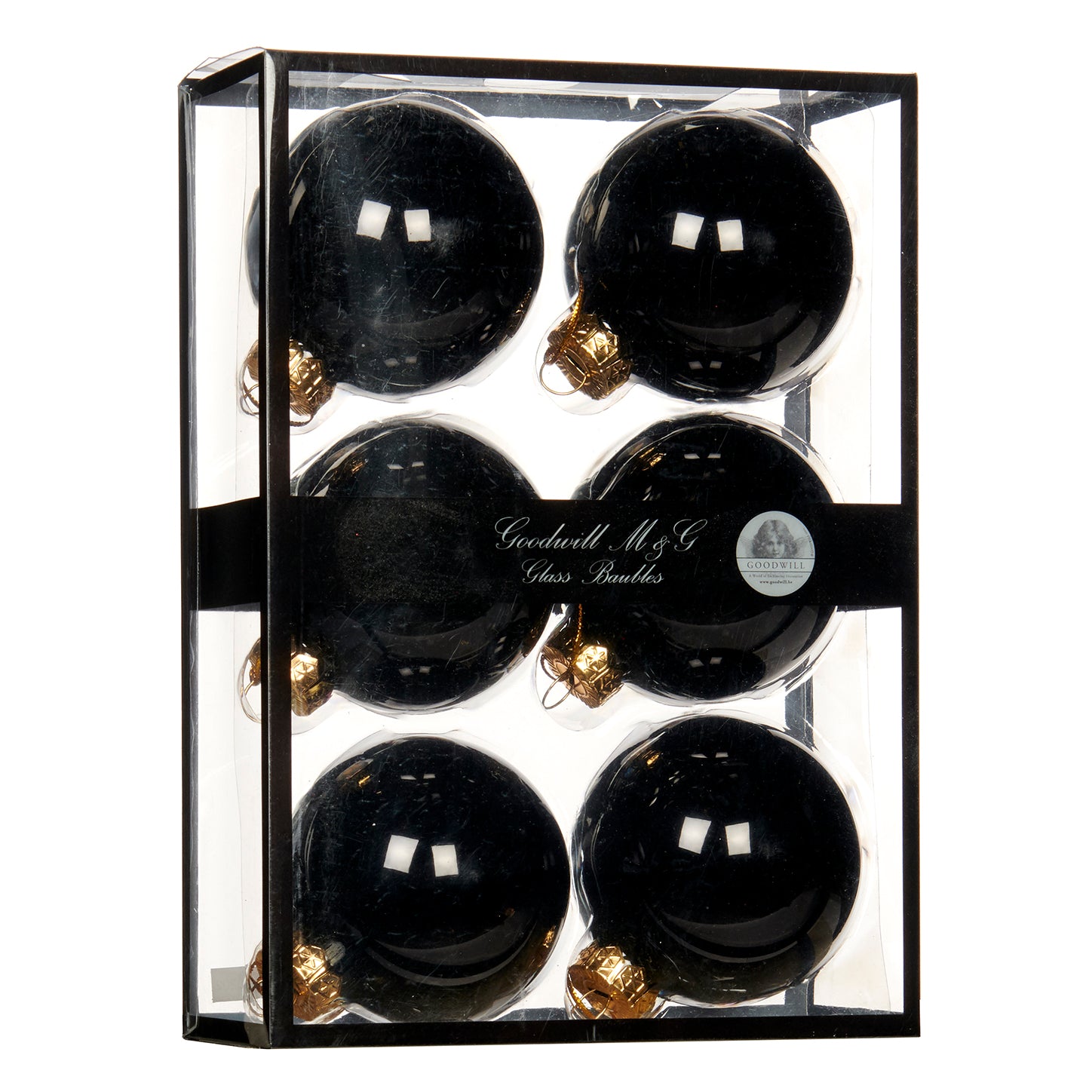 Weihnachtskugel Box Schwarz Goodwill