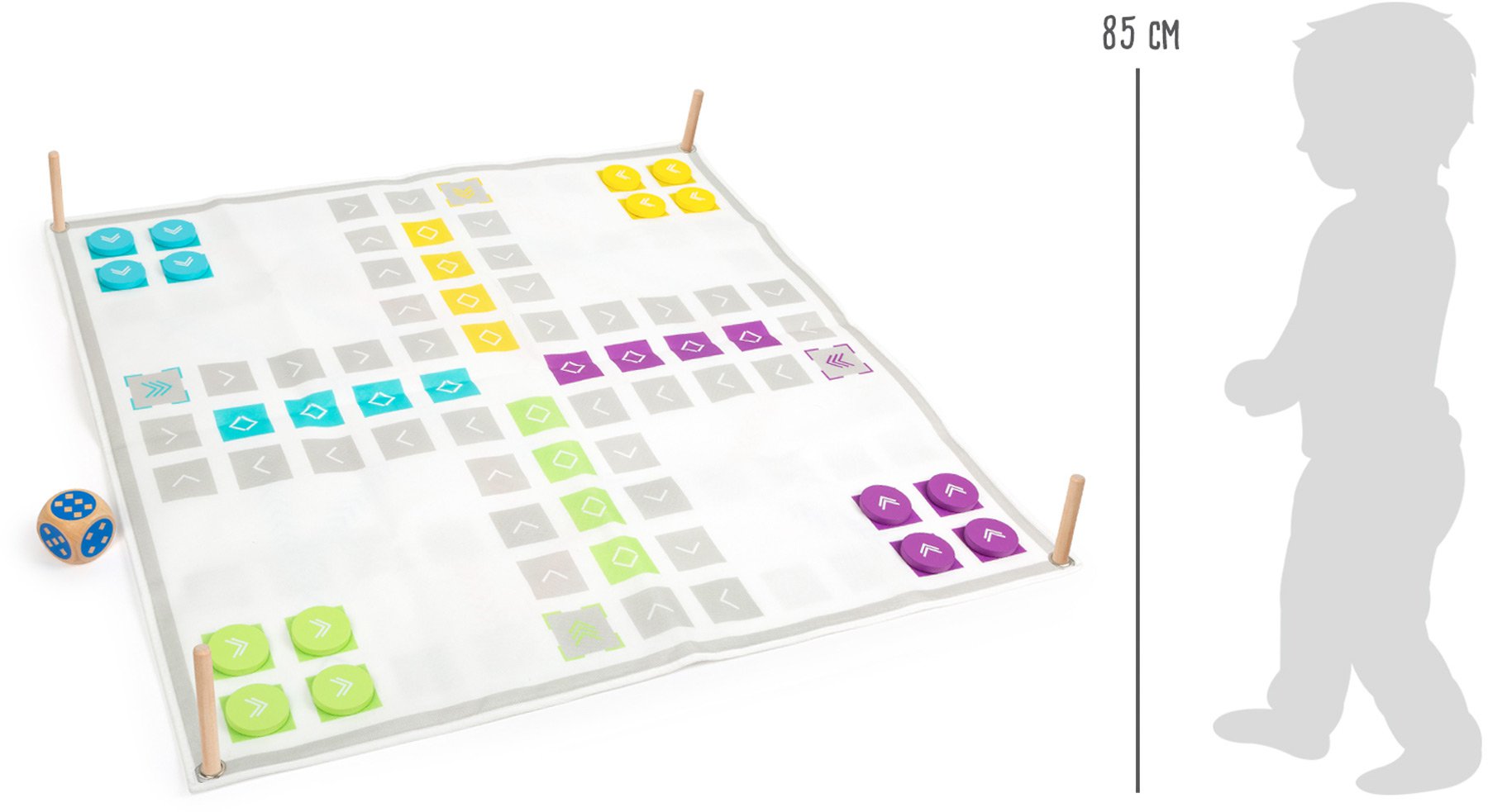 Ludo und Leiterspiel XXL "Active"