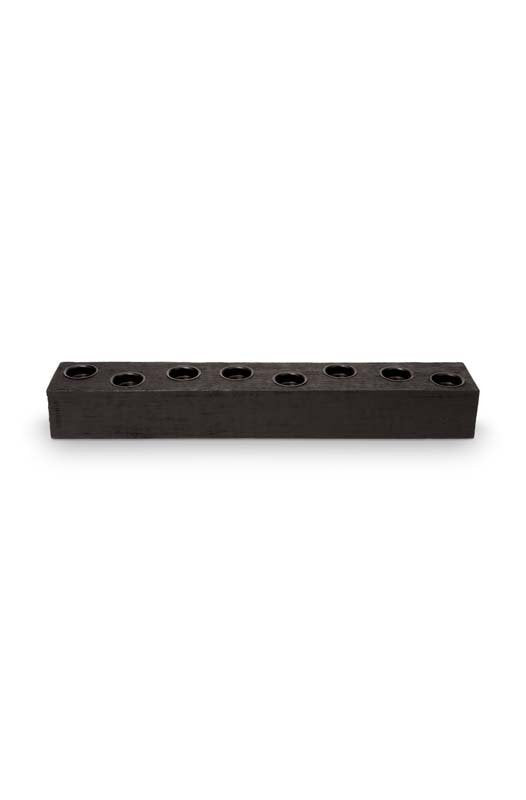 Candle Block Wood Kerzenhalter Tower - Schwarz Vtwonen
