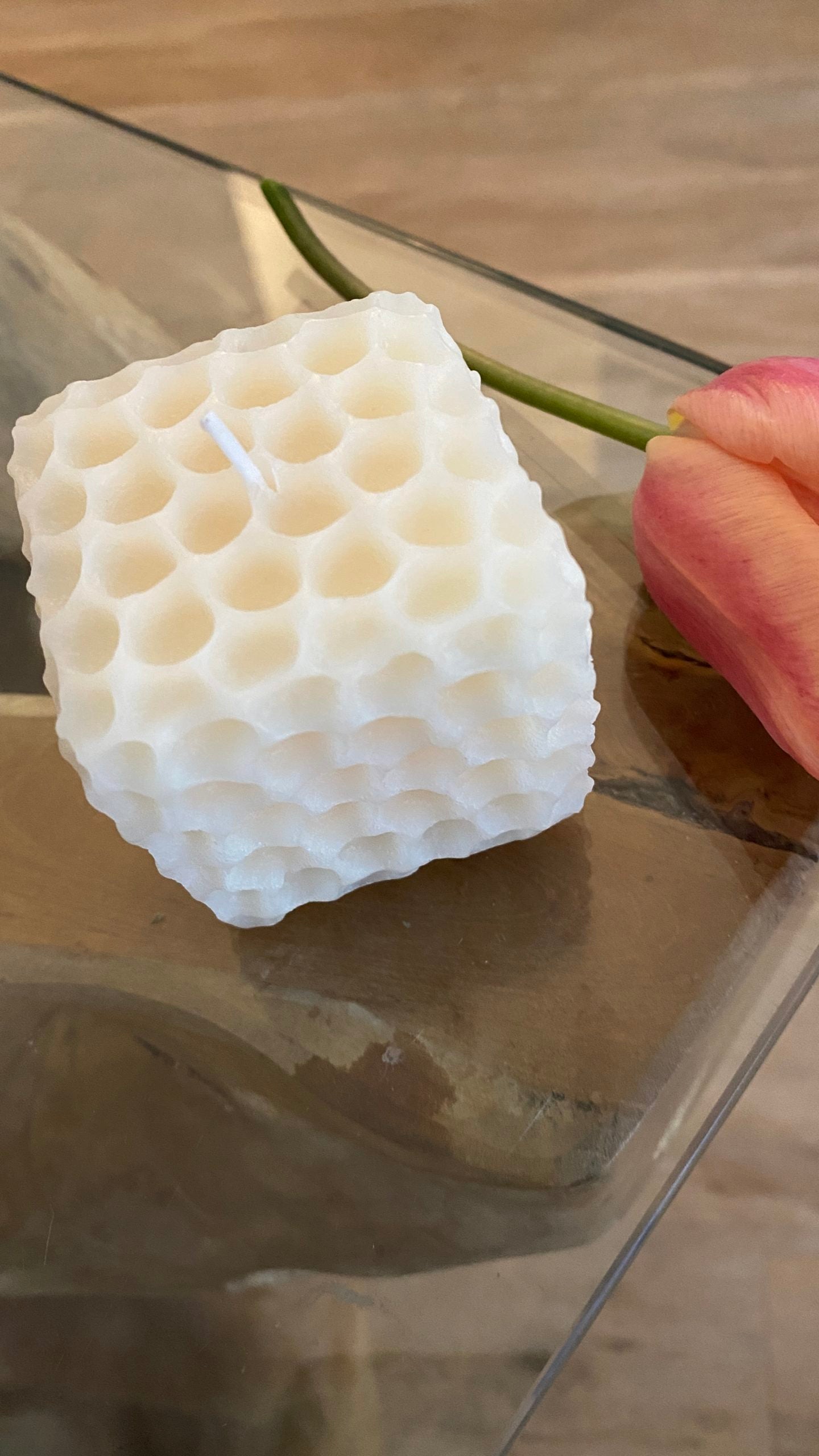 Waben Kerze Honeycomb