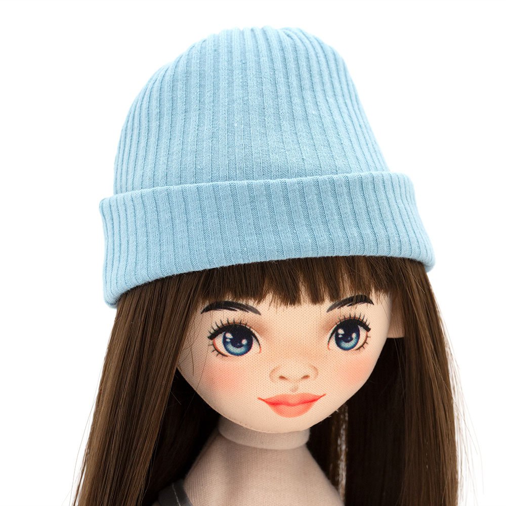 Puppe Sweet Sisters-Sophie in einem beigen Trainingsanzug