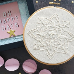 Stickset - Weißes Mandala Kesi'Art