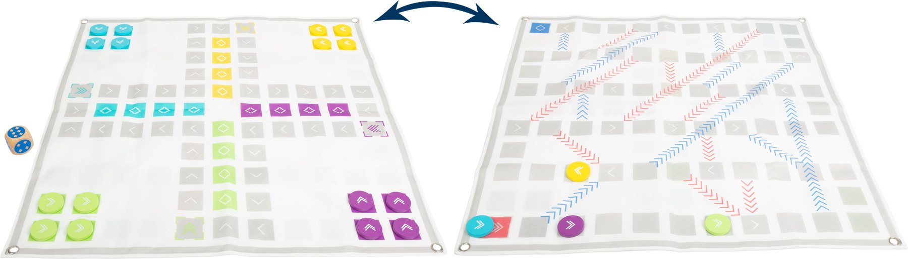 Ludo und Leiterspiel XXL "Active"
