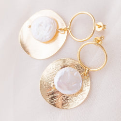 Süßwasser-Perlenohrringe Kit - Anaa- Kesi'Art