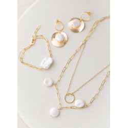 Süßwasser Perlenkette Kit - Napuka- Kesi'Art