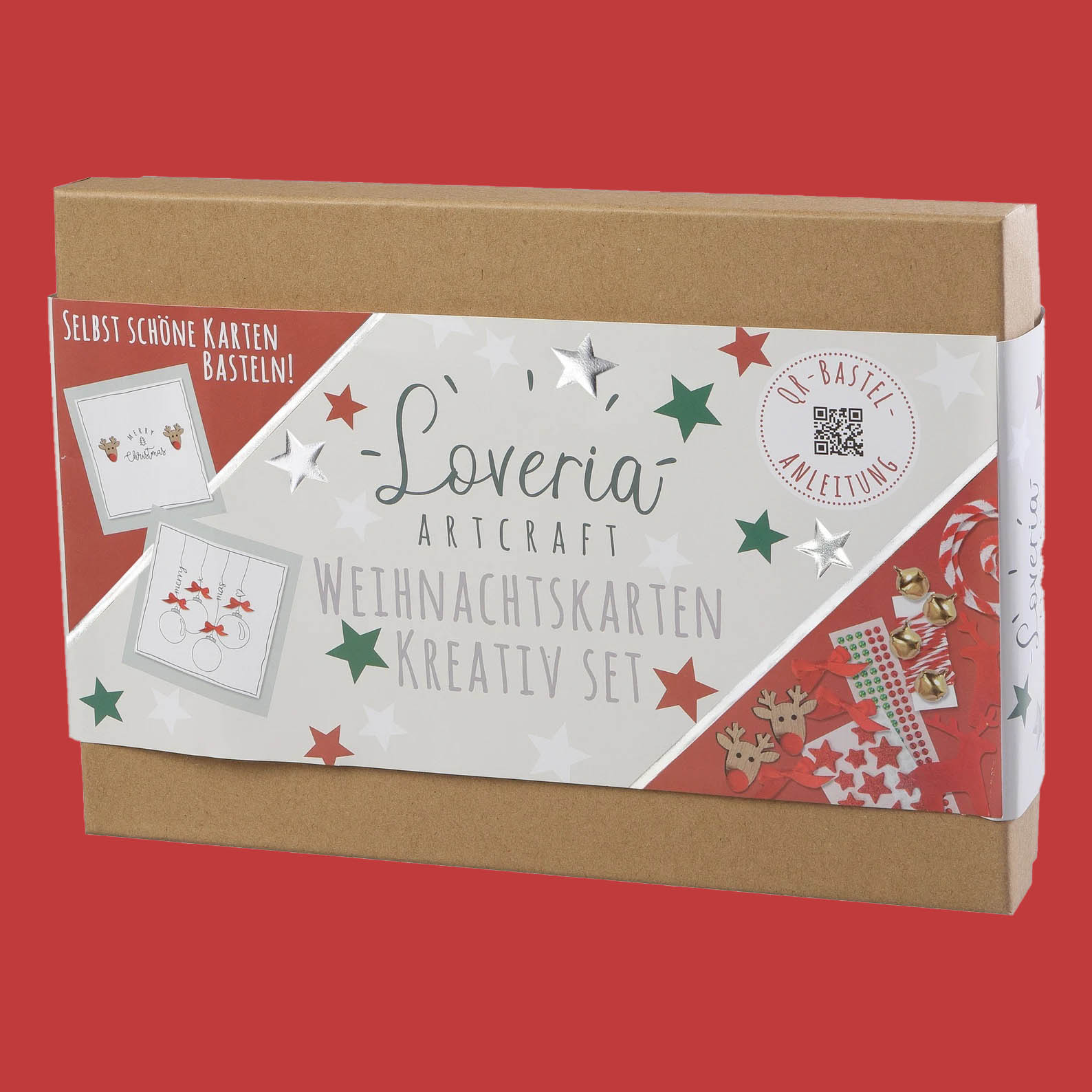 Grußkarten Set Christmas “Merry Christmas” (Englisch)