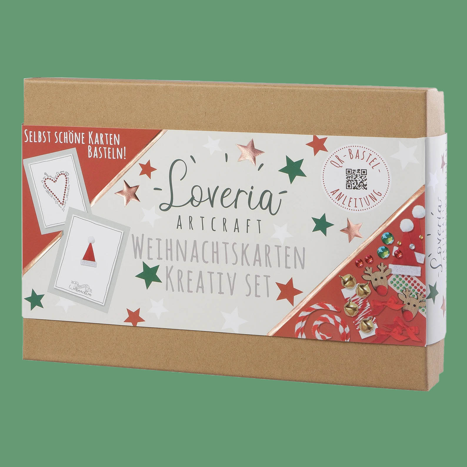 Grußkarten Set Christmas “Klingglöckchen”