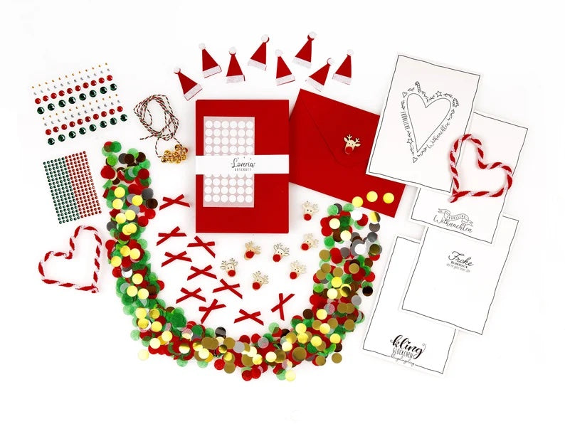 Grußkarten Set Christmas “Klingglöckchen”