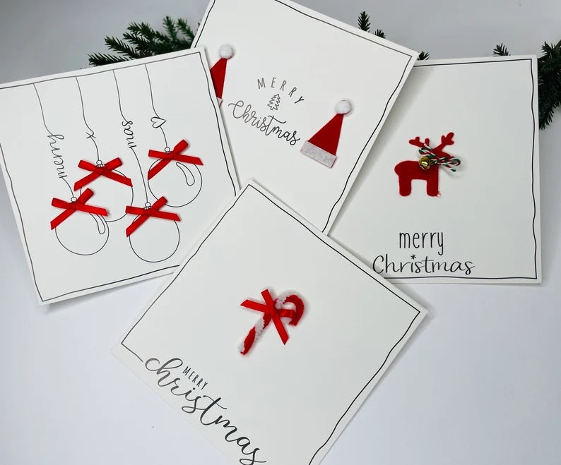 Grußkarten Set Christmas “Merry Christmas” (Englisch)