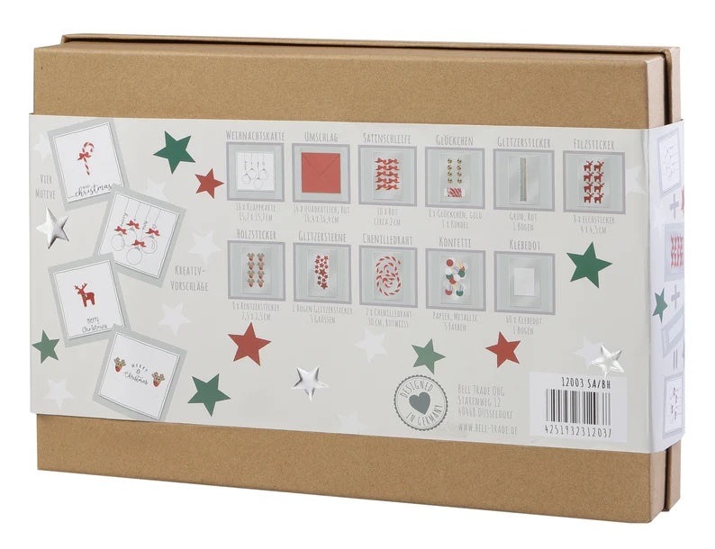 Grußkarten Set Christmas “Merry Christmas” (Englisch)