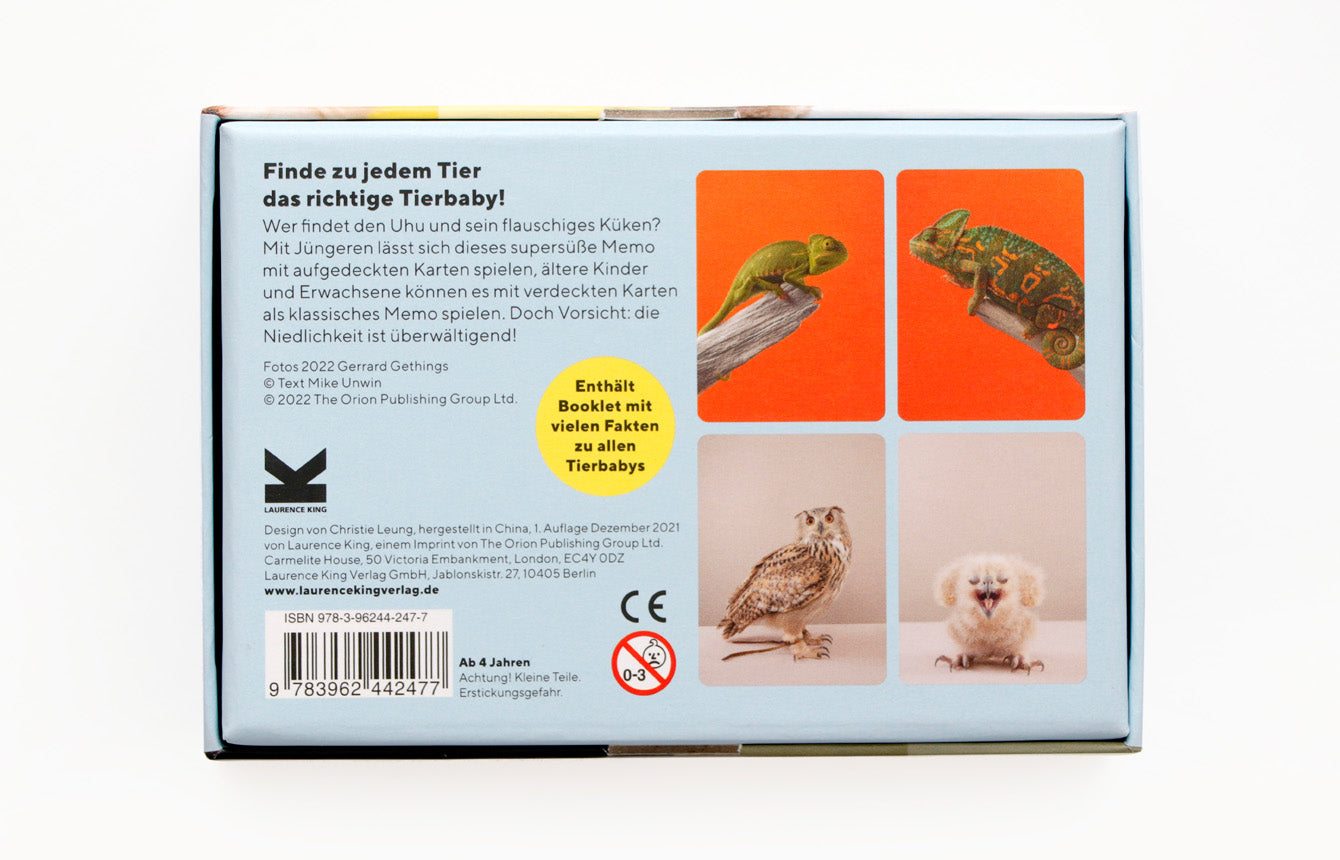 Memory- Tierbabys klein & groß