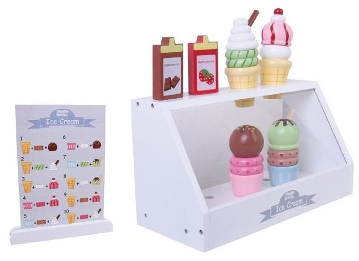 Holz Eisstand Ice Cream Shop Mamamemo