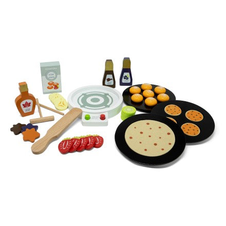 Holzspielzeug Pancake Maker Set MAMAMEMO