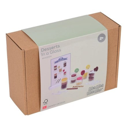 Holzspielzeug Desserts im Glas MaMaMeMo