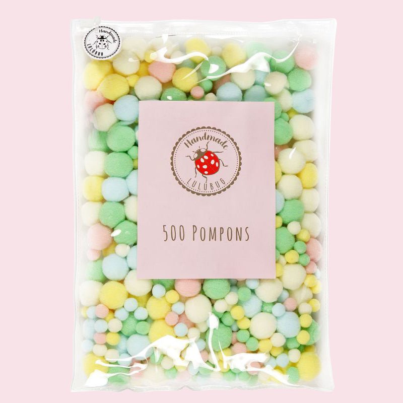 Pompons 500 Stück (Luluburg Handmade) - Shades of Home