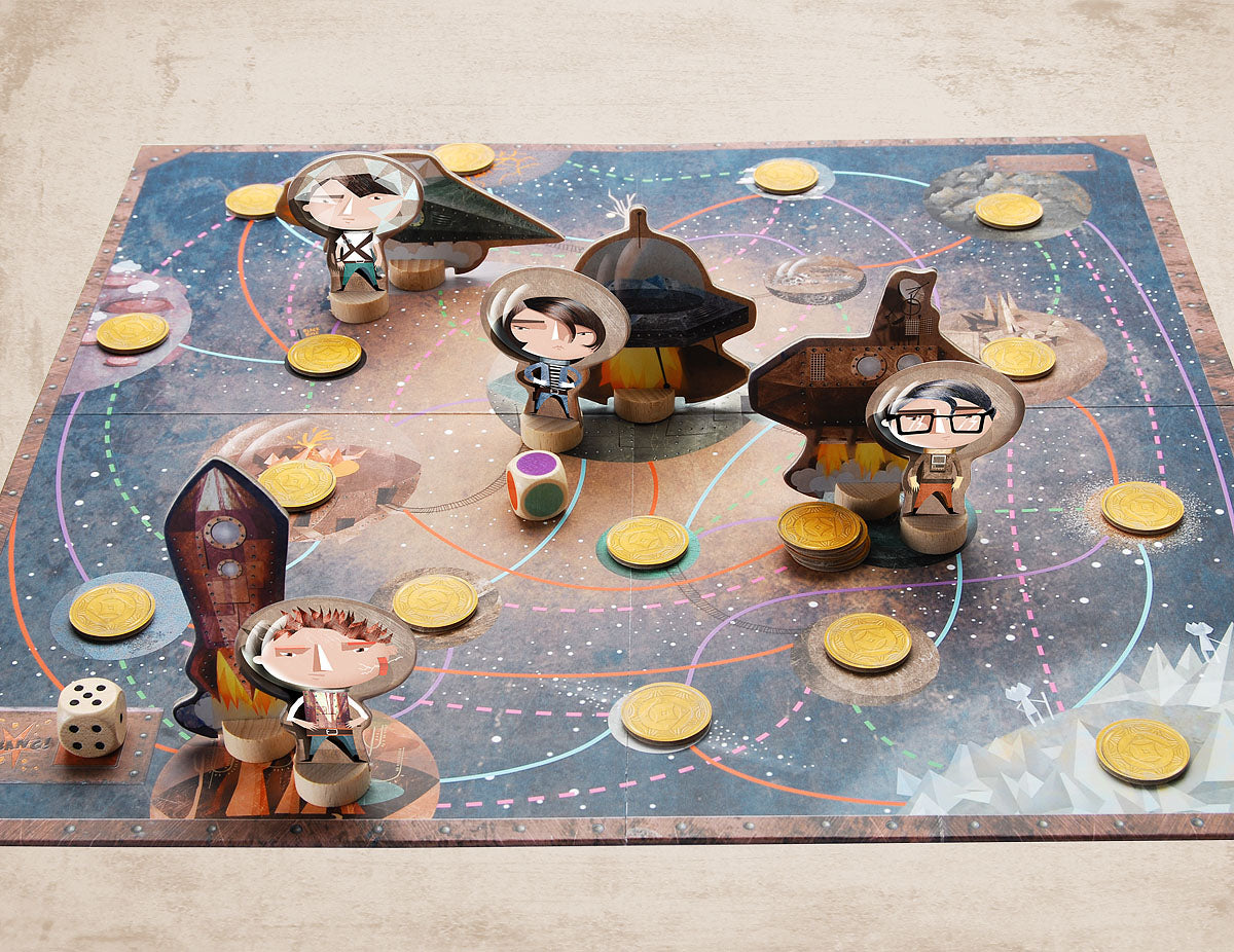 Brettspiel Space Pirates Marbushka