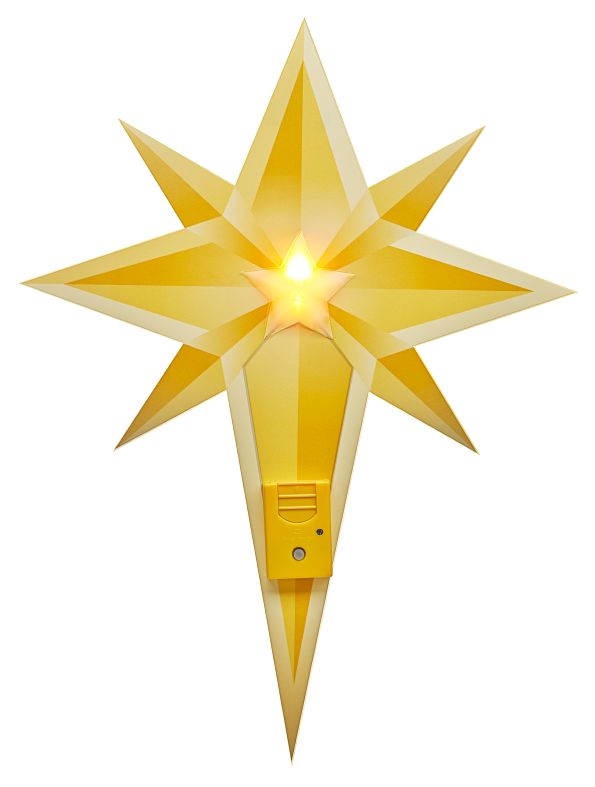 LED Folien Fensterbild Stern