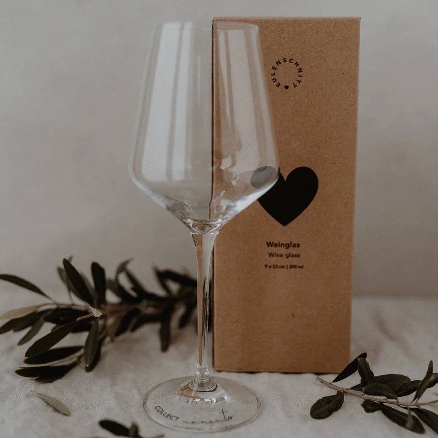Weinglas 390ml (Eulenschnitt) - Shades of Home