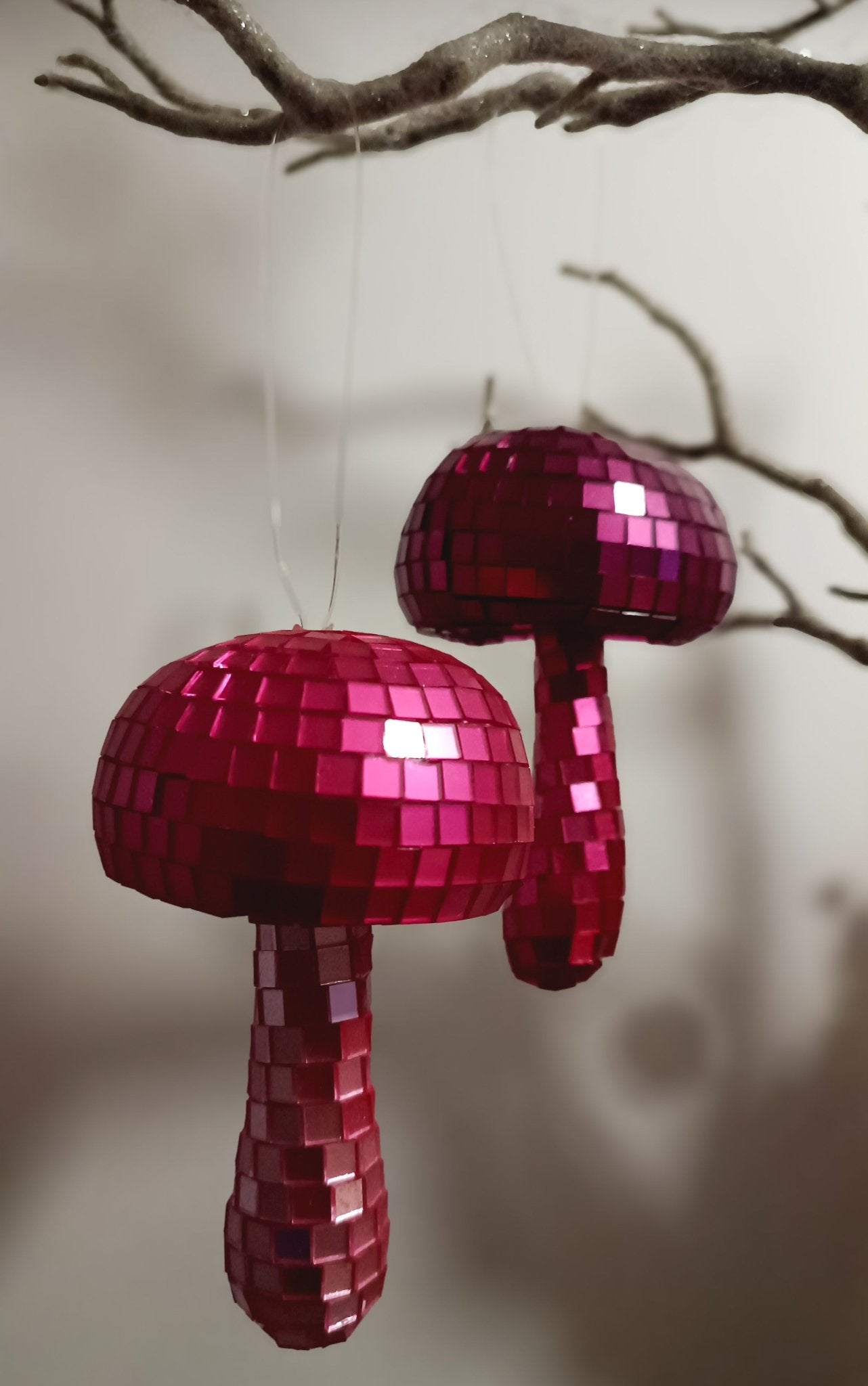 2er Set Disco Pilze Ornament - Shades of Home