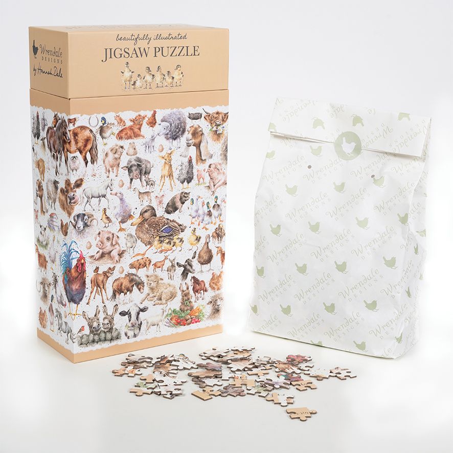 Bauernhof Tiere Puzzel (Wrendal-Design) - Shades of Home