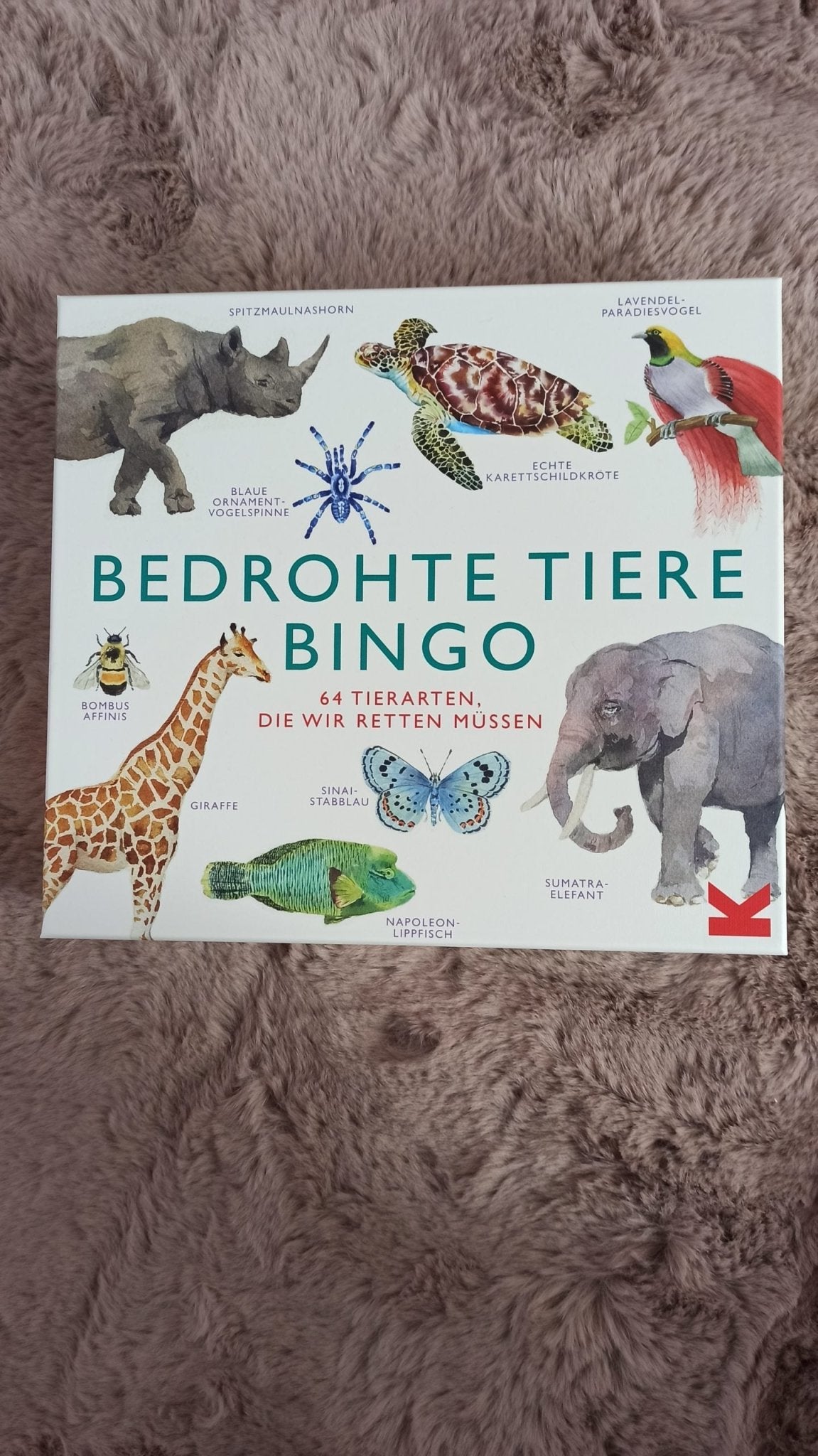 Bedrohte Tiere Bingo - Shades of Home