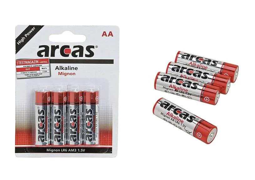 Batterien AA 4-teilig Mignon Alkaline