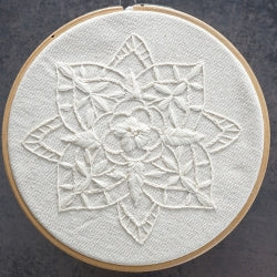 Stickset - Weißes Mandala Kesi'Art